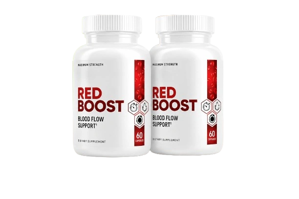 Red Boost Men's Wellness Supplement Bottle